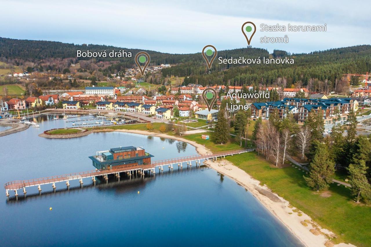 Moli Apartman S Privatni Saunou - Molo Lipno Resort Lipno nad Vltavou Bagian luar foto